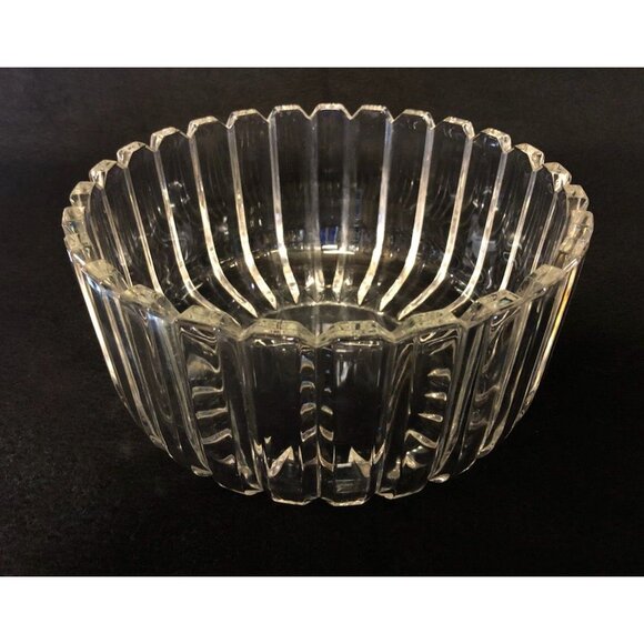 Mikasa Crystal High Point Serving Bowl Multi Sided Panels Giftware Box 1980s - Picture 4 of 10